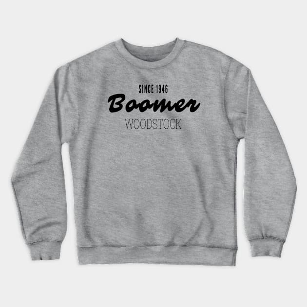 Boomer Woodstock Crewneck Sweatshirt by Magic Moon